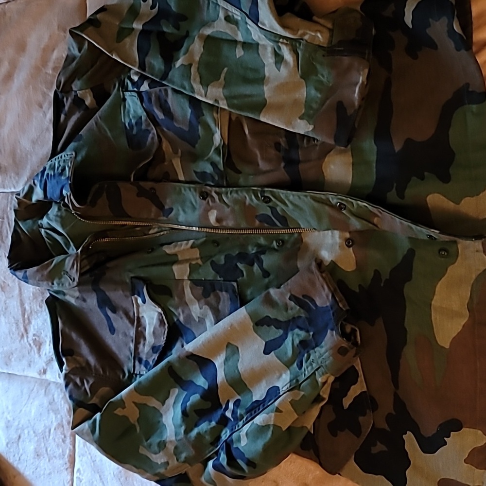 Heavy Camo Cold Weather Jacket